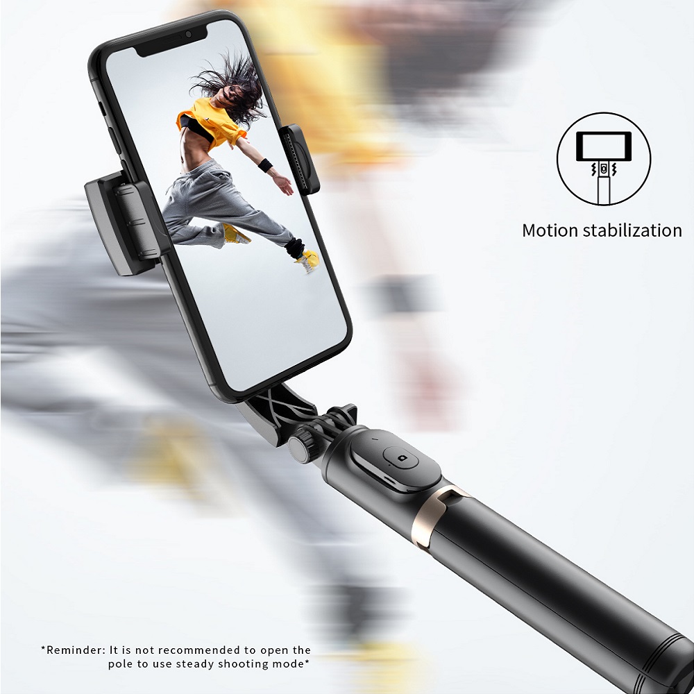 New Bluetooth handheld gimbal stabilizer selfie stick expandable handheld monopod mini tripod For Android IOS Gimb