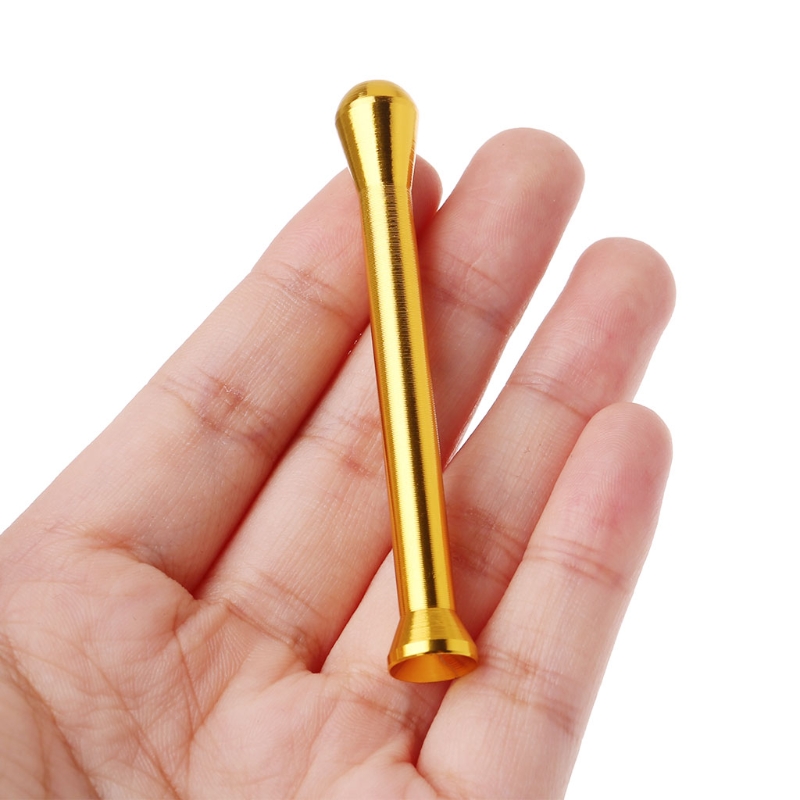 Kitchen Dining room appliances Aluminum Alloy Snuff Straw Sniffer Snorter Nasal Smoking Pipe Snuffer Nasal Smoking Accessories