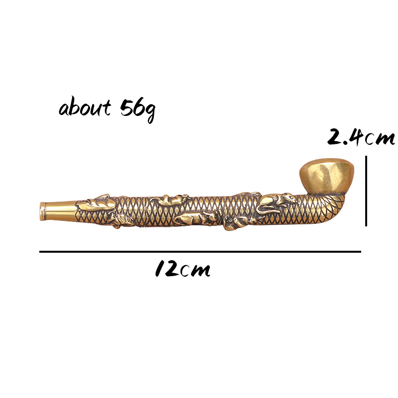 Kitchen Dining room appliances Classical Eight Immortals Copper Pipes Portable Creative Smoking Pipe Herb Tobacco Pipe Grinder Smoke Mouthpiece Cigarette Man