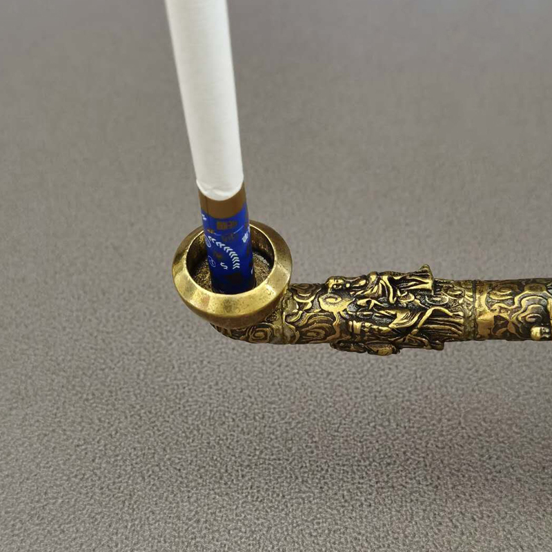 Kitchen Dining room appliances Classical Eight Immortals Copper Pipes Portable Creative Smoking Pipe Herb Tobacco Pipe Grinder Smoke Mouthpiece Cigarette Man