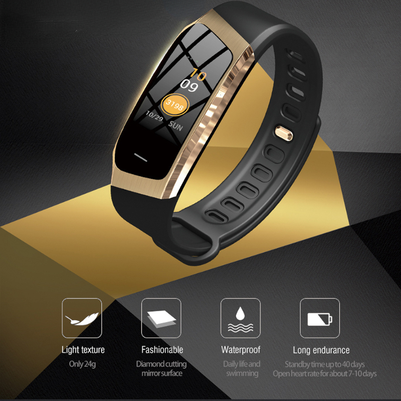 Men Smart Watch Waterproof Blood Pressure Monitoring Step Count Fitness Clock WristWatches