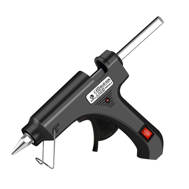 20W Hot Melt Glue Gun with Switch Indicator Bracket Household Hand Tools for 7mm Glue Stick
