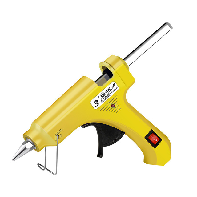 20W Hot Melt Glue Gun with Switch Indicator Bracket Household Hand Tools for 7mm Glue Stick
