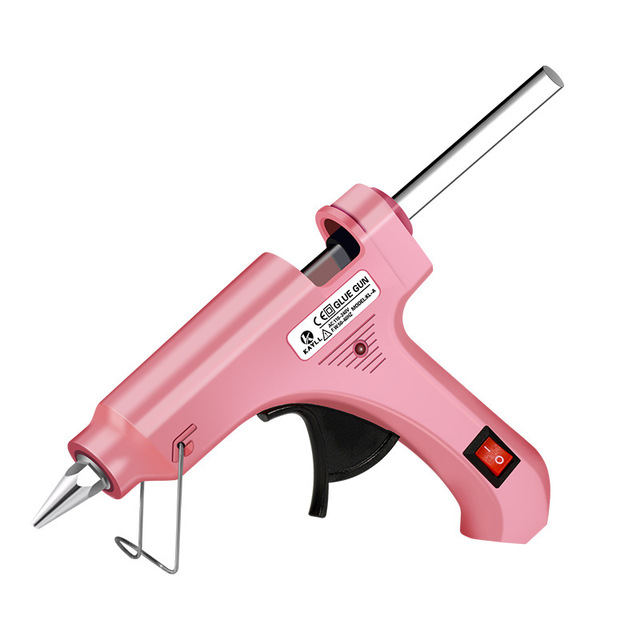 20W Hot Melt Glue Gun with Switch Indicator Bracket Household Hand Tools for 7mm Glue Stick