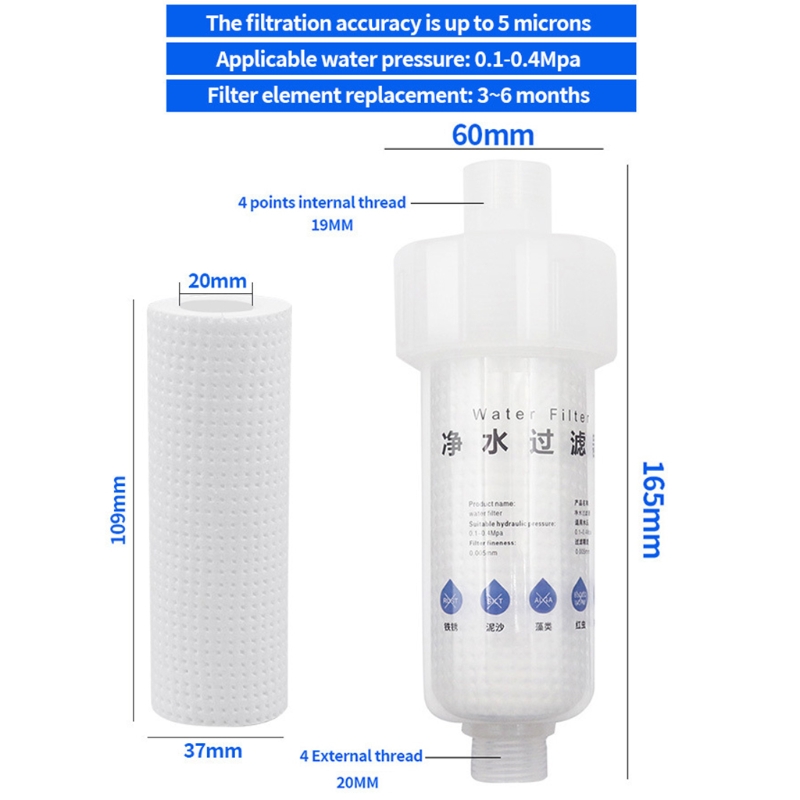 Kitchen Water Filter Cartridge Reverse Osmosis RO Membrane 50gpd 75gpd Household Replace Dining room appliances