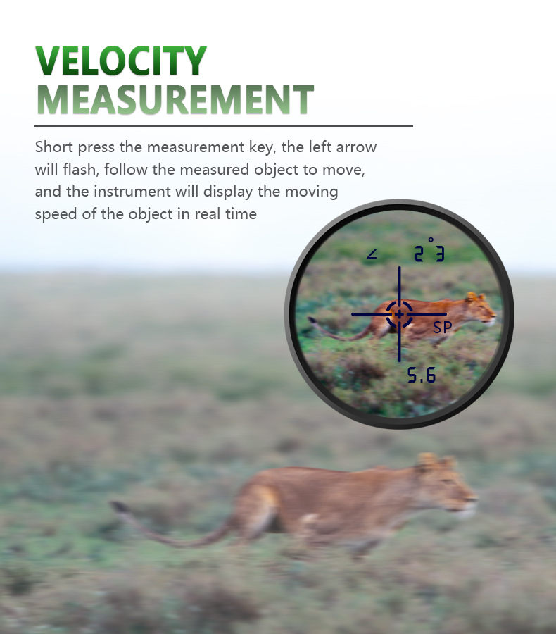 Outdoor Laser Rangefinder for Hunting Rechargeable 600 yard Laser Distance meter Golf range finder Telescope