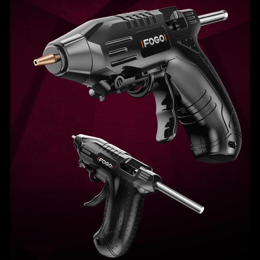 New 40W High Temp Heater Melt Hot Glue Gun DIY Household Industrial Heat Mini Glue Gun USB Recharge With 10pcs 7mm Glue Sticks