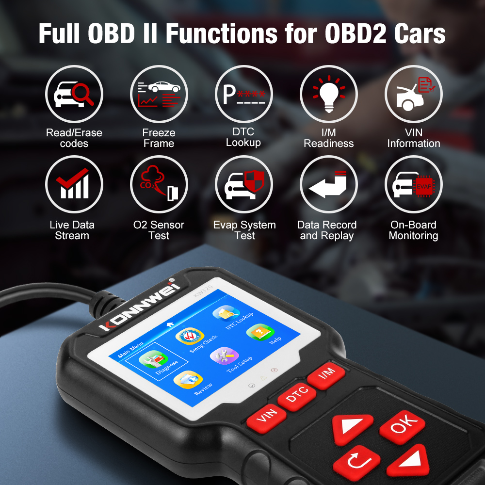KW310 OBD2 Scanner for Auto OBD 2 Car Scanner Diagnostic Tool Automotive Scanner Car Tools