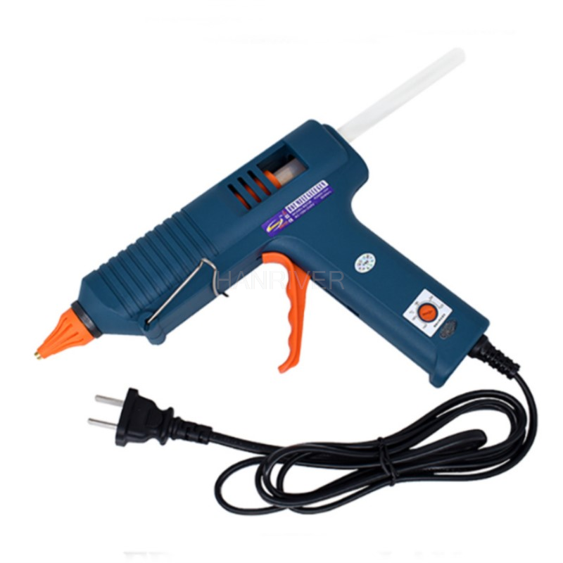 150W Hot Melt Glue Gun with Temperature Control for Home DIY Industrial Manufacture Use 11mm Glue Sticks Pure copper nozzle