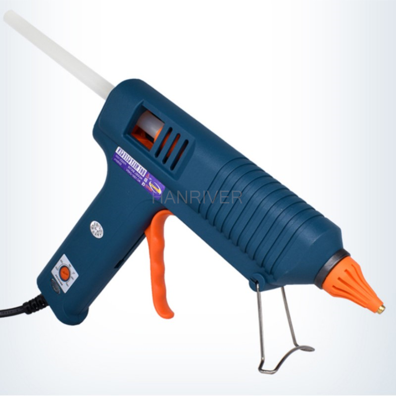 150W Hot Melt Glue Gun with Temperature Control for Home DIY Industrial Manufacture Use 11mm Glue Sticks Pure copper nozzle