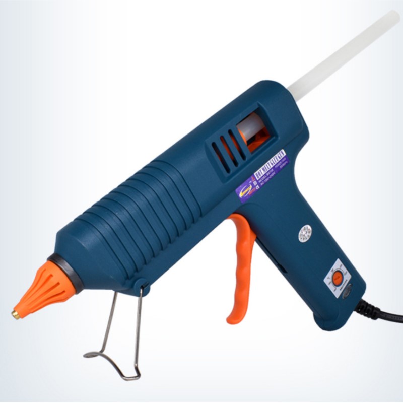 150W Hot Melt Glue Gun with Temperature Control for Home DIY Industrial Manufacture Use 11mm Glue Sticks Pure copper nozzle
