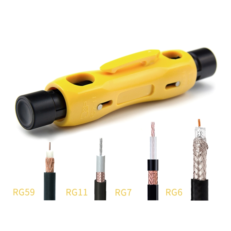 Coaxial Cable Wire Pen Cutter Stripper Hand Stripping Pliers Tool for  Electrician Repair Tool