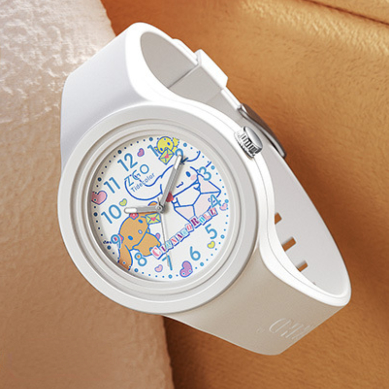 HelloKitty Silicone Women Watches Simple Sport Luminous Quartz Wristwatches Children Clock