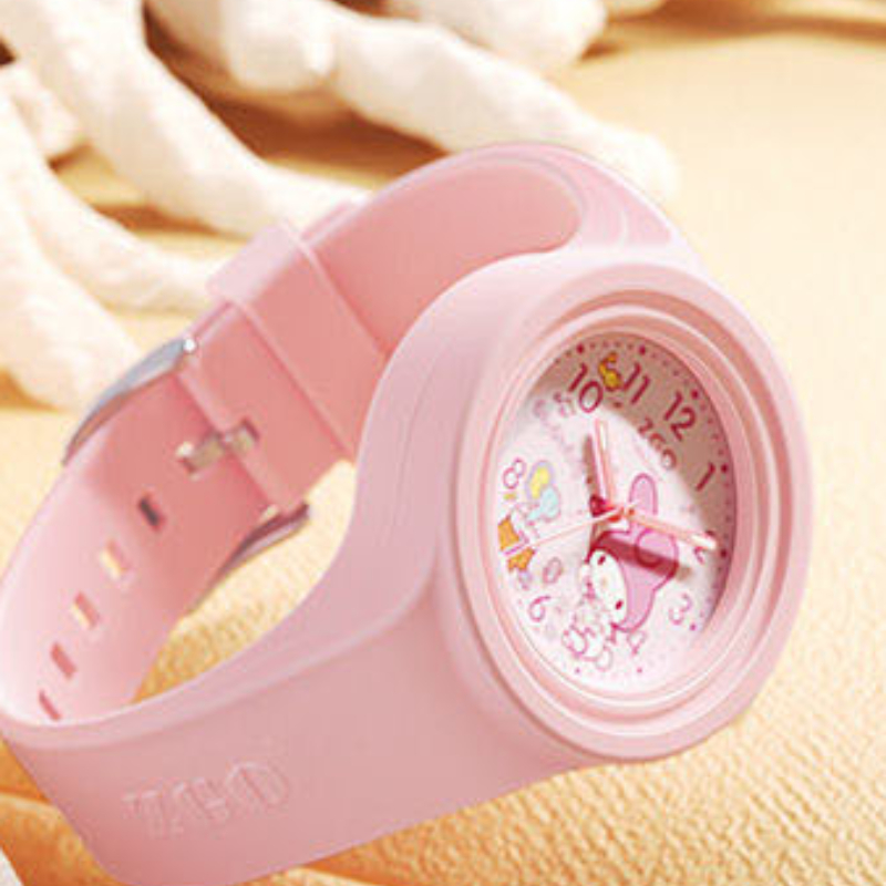 HelloKitty Silicone Women Watches Simple Sport Luminous Quartz Wristwatches Children Clock