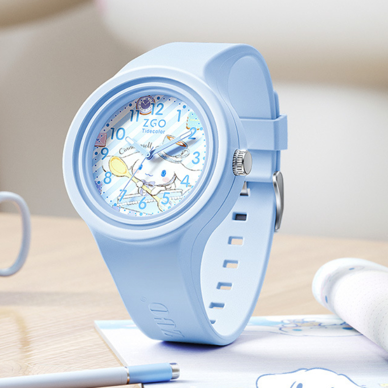 HelloKitty Silicone Women Watches Simple Sport Luminous Quartz Wristwatches Children Clock