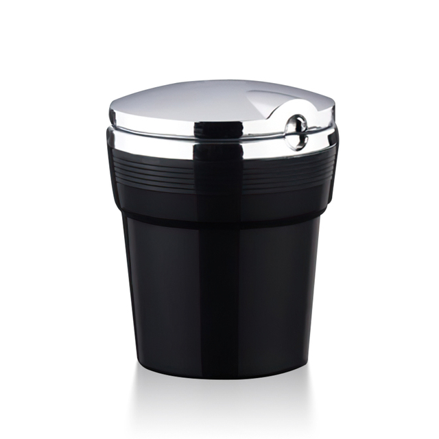 Universal Car Ashtray With Led Lights With Cover Creative Personality Covered Car Inside The Car multi-function Car Supplies New