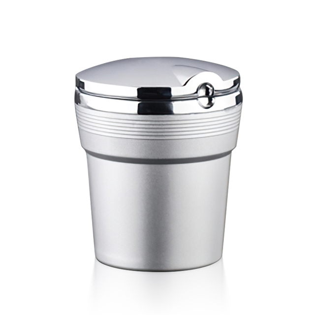 Universal Car Ashtray With Led Lights With Cover Creative Personality Covered Car Inside The Car multi-function Car Supplies New