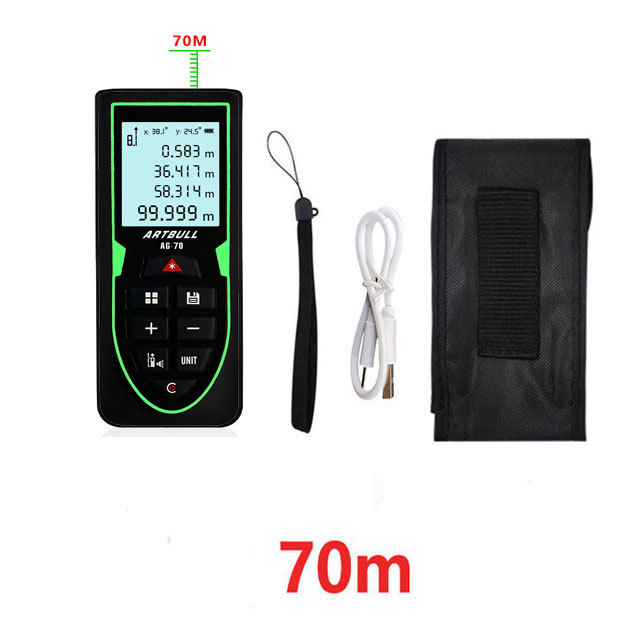 Green Laser Distance Meter metro trena Laser Tape measure ruler Roulette tool Infrared Rangefinder