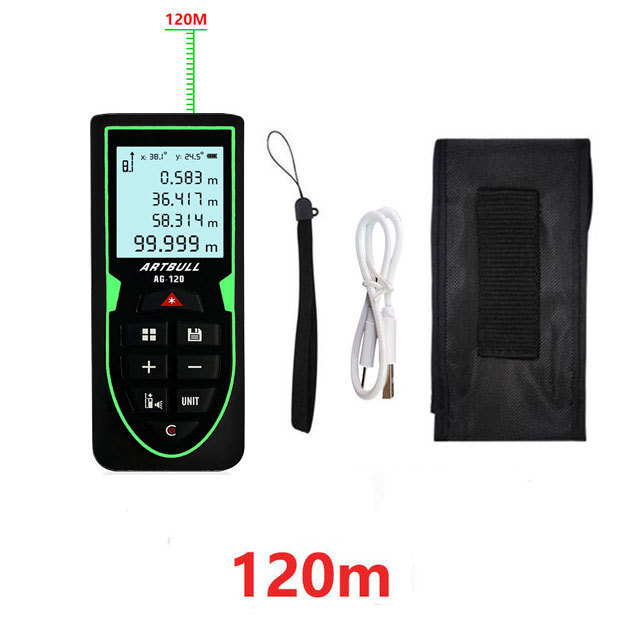 Green Laser Distance Meter metro trena Laser Tape measure ruler Roulette tool Infrared Rangefinder