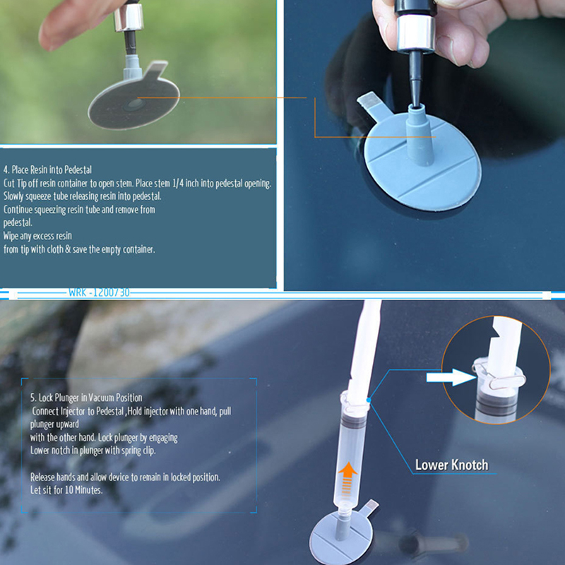 DIY Car Windshield Repair Kit Tools Auto Glass Windscreen Repair Set
