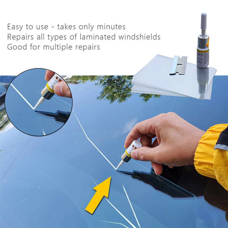 DIY Car Windshield Repair kit   Car Window Repair Tools  Window Glass Curing Glue Auto Glass Scratch Crack Restore Kit