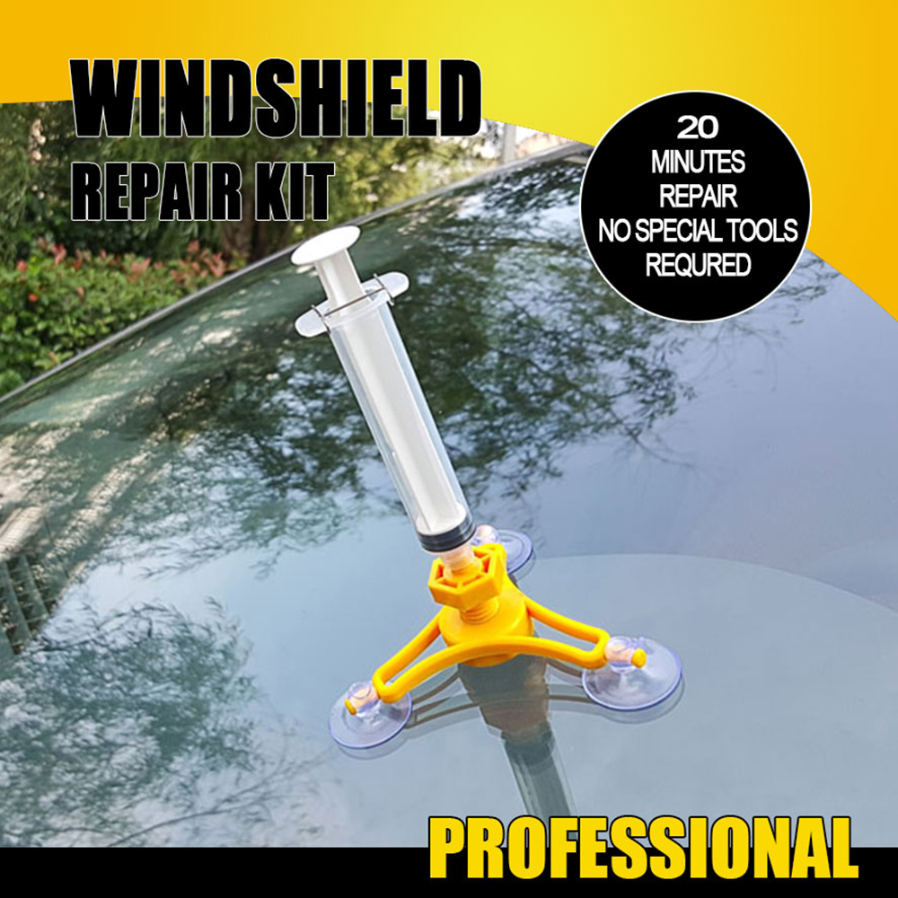 Car Windshield Repair Kit For Chip Crack Window Screen Polishing DIY Glass Repair Tool Auto Maintenance Sets Car-Styling