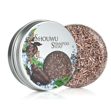 Grey Reverse Shampoo Bar Polygonum Multiflorum Essence Hair Darkening Shampoo Anti White Hair Soap