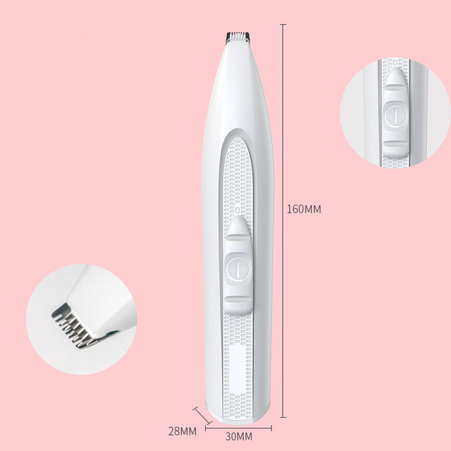 Dog Hair Trimmer Portable Electric  Mini Pet Foot Hair Cutter Rechargeable Professional Foot Hair Shaving Pet Grooming Supplies