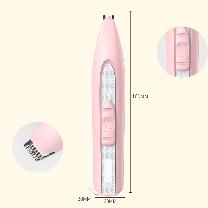 Dog Hair Trimmer Portable Electric  Mini Pet Foot Hair Cutter Rechargeable Professional Foot Hair Shaving Pet Grooming Supplies