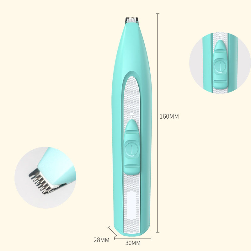 Dog Hair Trimmer Portable Electric  Mini Pet Foot Hair Cutter Rechargeable Professional Foot Hair Shaving Pet Grooming Supplies