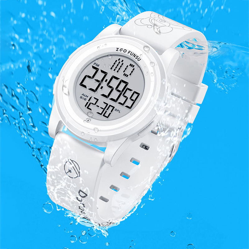 Doraemon Electronic Watch Sport Girls Boys Children Waterproof Trend Smart Electronic