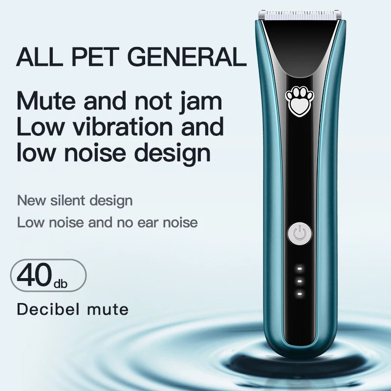 Pet Shaver Cordless Silent Dog Hair Trimmer Animal Grooming Shaved Feet for Cat Clippers Waterproof Chargeable Pets Accessories