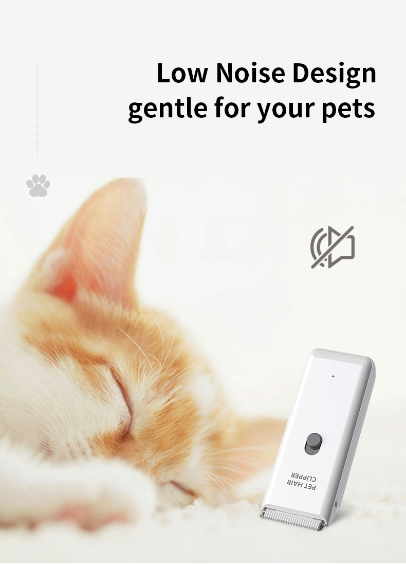 Cordless Dog Hair Clipper Rechargeable Pet Hair Trimmer Waterproof Professional Cat Puppy Grooming Haircut Shaver Cutter Kit