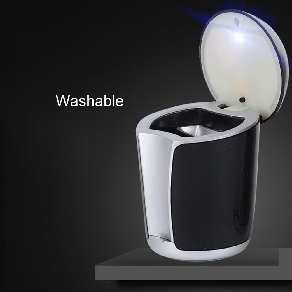 Creative Car Smoking Ashtray  Flame Retardant with LED Light  cigar ashtray