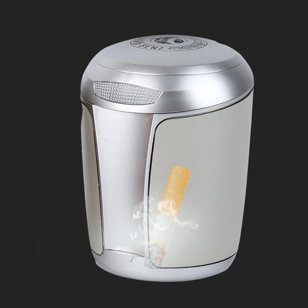 Creative Car Smoking Ashtray  Flame Retardant with LED Light  cigar ashtray