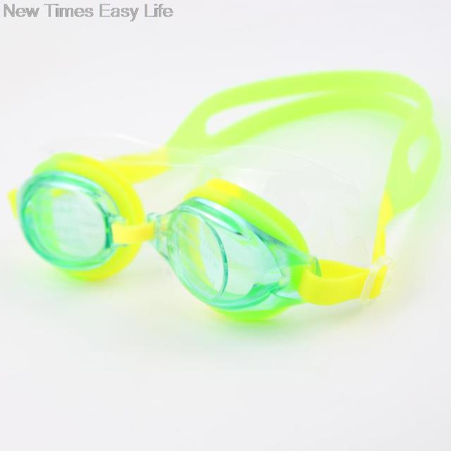 Colorful Adjustable Children Kids Waterproof Silicone Anti Fog UV Shield Swimming Glasses Goggles Eyewear Eyeglasses