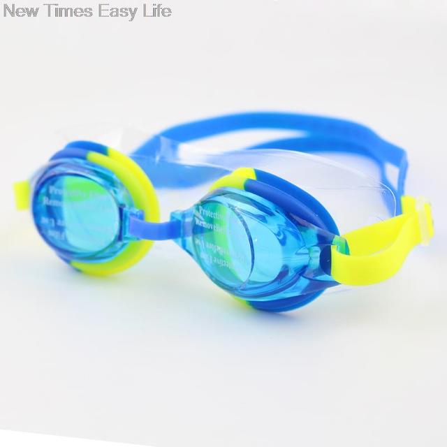 Colorful Adjustable Children Kids Waterproof Silicone Anti Fog UV Shield Swimming Glasses Goggles Eyewear Eyeglasses