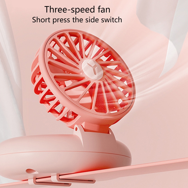 Mini Carry Wrist Fan Watch Summer Portable USB Rechargeable Air Cooling Fan Detachable Personal Toy Watch Table Fan
