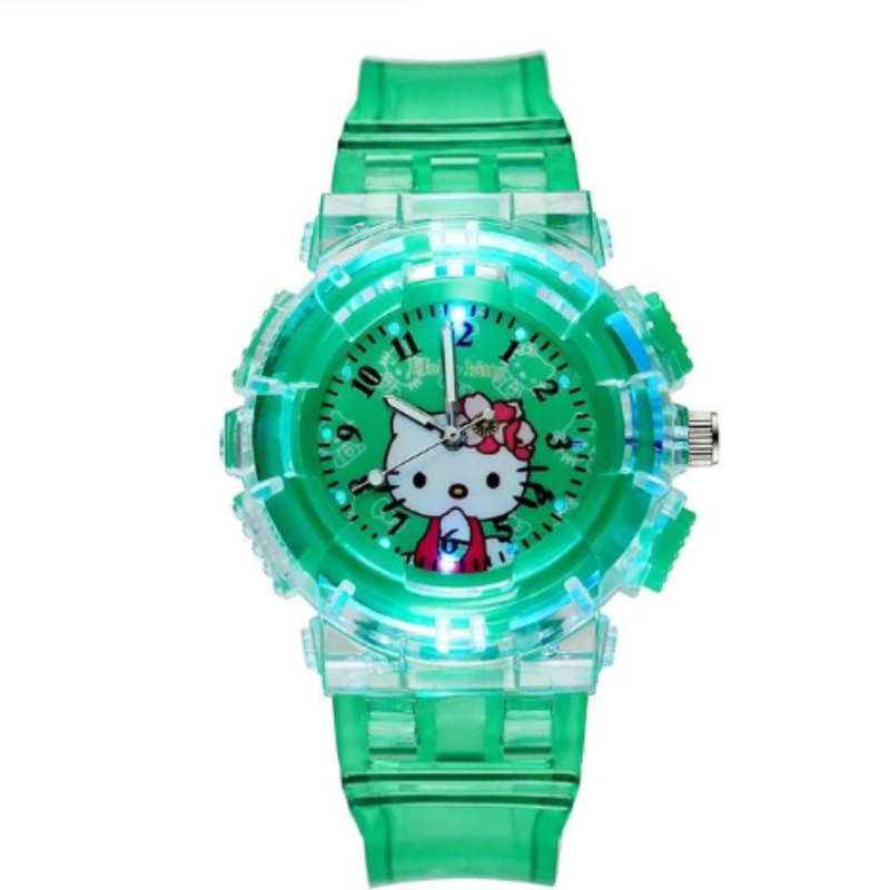 Colorful lights Children Candy Color Cute Student Wrist Kids Quartz Wristwatch