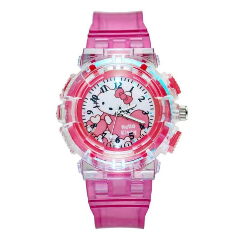 Colorful lights Children Candy Color Cute Student Wrist Kids Quartz Wristwatch