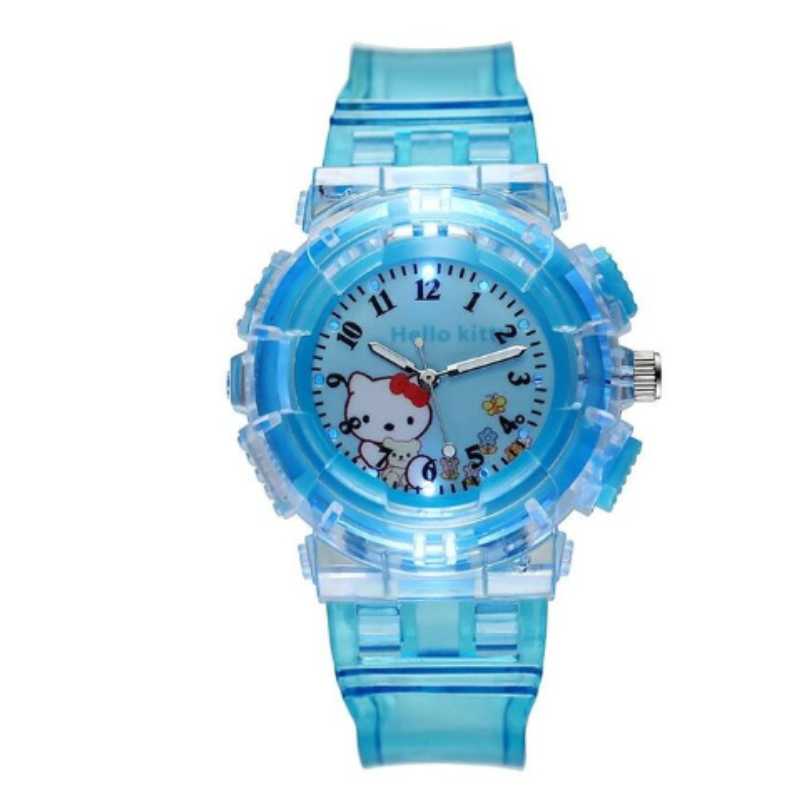 Colorful lights Children Candy Color Cute Student Wrist Kids Quartz Wristwatch