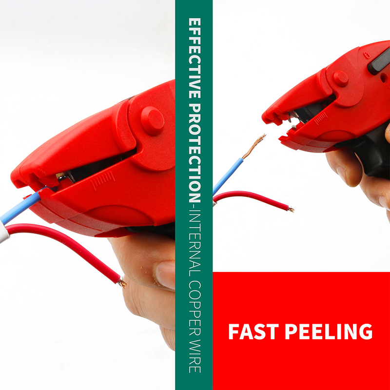 Automatic Wire Stripping Plier 0.8-2.5mm 10-20AWG Duckbill Wire Stripper Cutter Cable Scissors Electric Wire Easy Stripping Tool