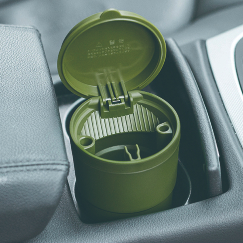 Car Portable Ashtray Cigarette Cup Car Bucket Smoke Ash Tray Holder Case for Car Home Smoking Accessories Candy Color