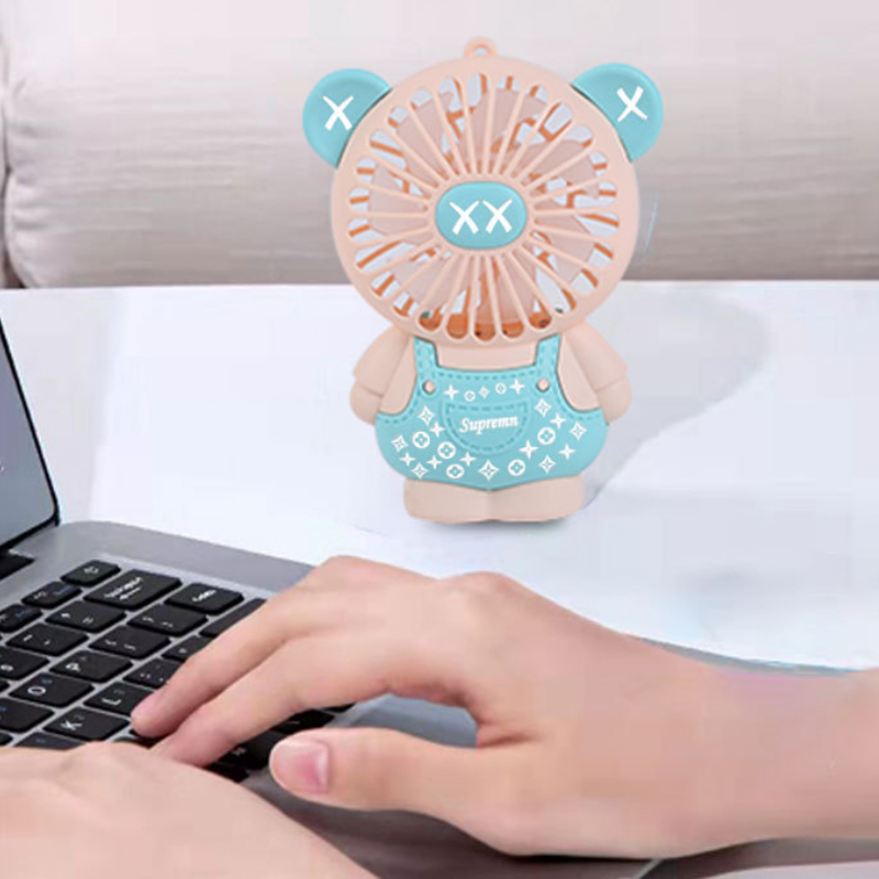 Charging USB Mini Fan Handheld Small Fan Student Portable Dormitory Mute Decoration Fan