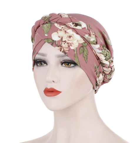 Headwear Cap African Style Muslim Turban Hair Accessories Fashion Women Print Braided Bandanas Headwear
