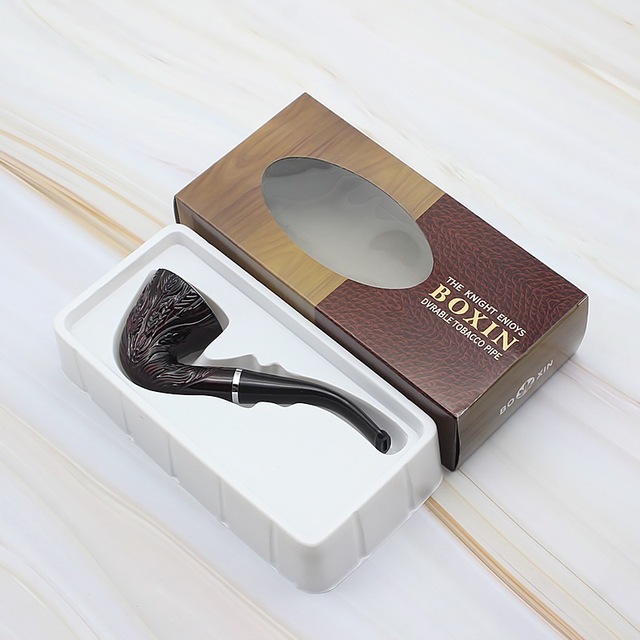 Kitchen Dining room appliances Resin Smoking Tobacco Pipe Set Classic Wooden Tobacco Herb Grinder Pipe Smoking Chimney Filter Gift for Smoke Accessories