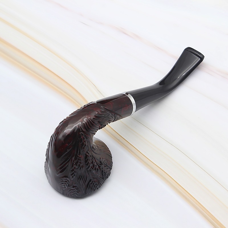 Kitchen Dining room appliances Resin Smoking Tobacco Pipe Set Classic Wooden Tobacco Herb Grinder Pipe Smoking Chimney Filter Gift for Smoke Accessories