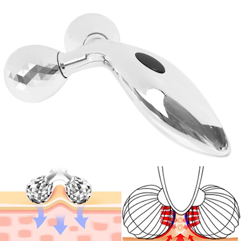 3D Face Lift Roller Massager Face Skin Care Tools Y Shape Rolle Instrument Beauty Tool for Face Lifting Wrinkle Remove