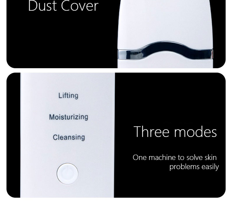 Ultrasonic Skin Scrubber Deep Face Cleansing Machine Peeling Shovel Home Use Facial Pore Cleaner Lift Beauty Instrument