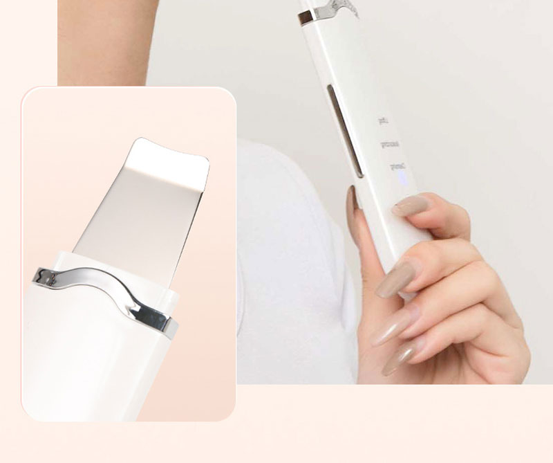 Ultrasonic Skin Scrubber Deep Face Cleansing Machine Peeling Shovel Home Use Facial Pore Cleaner Lift Beauty Instrument